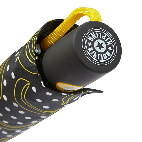 Kipling Auto Open Printed Umbrella Accessories Svarte | NO 1506MQ